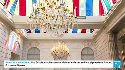 Emmanuel Macron y Olaf Scholz, mostraron su unidad durante su primera reunión oficial