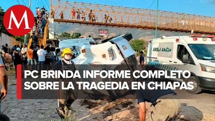 Suman 55 muertos en volcadura de tráiler