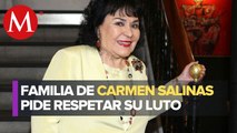 Yerno de Carmen Salinas da breve mensaje tras su muerte