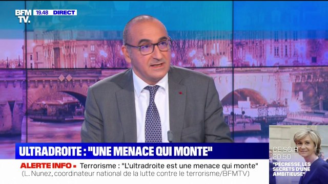 Terrorisme: selon Laurent Nuñez, l'ultradroite est une menace qui monte
