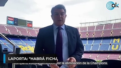 Laporta:"Habrá fichajes en enero"