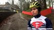 Antoine Jamin (Walcourt) en reconnaissance sur le parcours de la coupe du monde de cyclocross à Namur