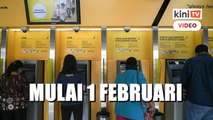 Caj pengeluaran ATM dikenakan semula mulai Februari 2022