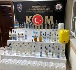 Son dakika haberi: Kayseri'de sahte alkol operasyonu