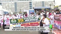 Médicos del Seguro Social en paro nacional por posible unificación de EsSalud y el Minsa