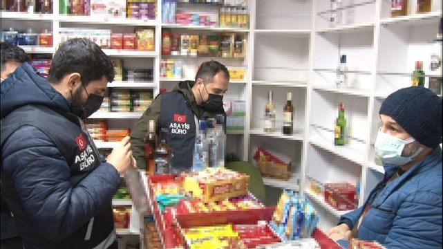 Tekel bayilerine şok baskın: Çok sayıda sahte içki yakalandı