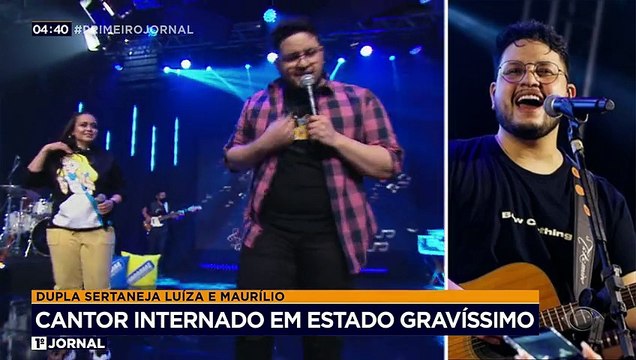 O cantor sertanejo Maurílio, que faz dupla com Luíza, está internado em estado gravíssimo em um hospital de Goiânia. O artista, que sofreu três paradas cardíacas, está respirando com a ajuda de aparelhos na UTI.