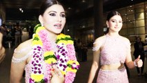 Urvashi Rautela Grand Welcome At Mumbai Airport After Judging Miss Universe 2021
