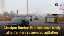 Ghazipur Border: Vehicles move freely after farmers end protest