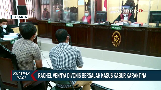Langgar Aturan Karantina Kesehatan, Rachel Vennya Dihukum 4 Bulan Penjara dan Denda Rp 50 Juta