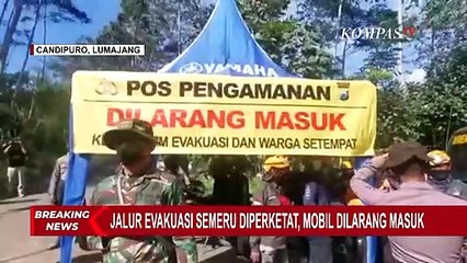Penjagaan Jalur Evakuasi Gunung Semeru Diperketat, Mobil Dilarang Masuk Tanpa Terkecuali!