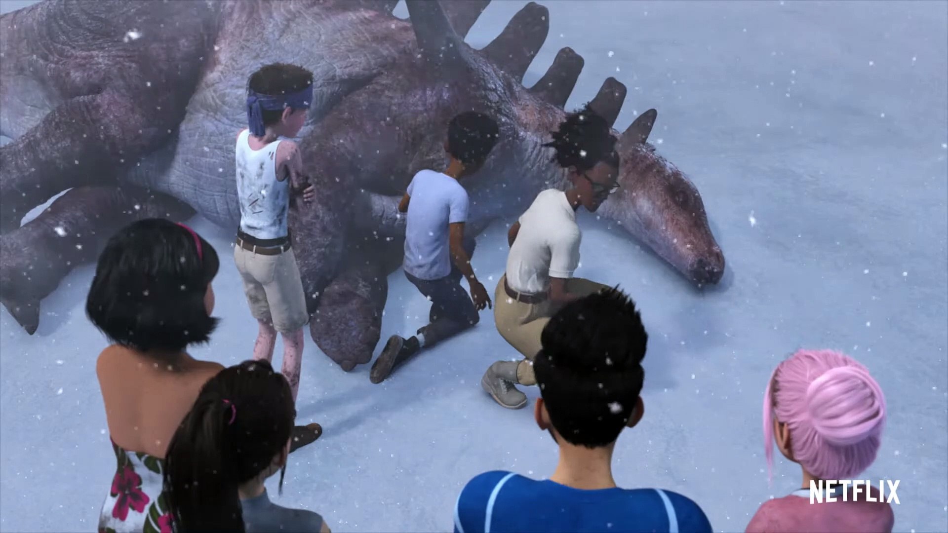 JURASSIC WORLD LA COLO DU CRÉTACÉ Saison 4 Extrait - Le sauvetage du  kentrosaure dans l'arctique - Vidéo Dailymotion