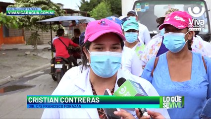 Managua: familias de Villa Guadalupe reciben vacuna antiCovid-19