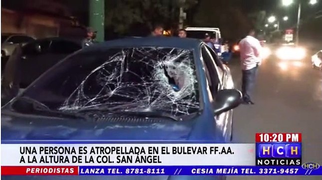 Una persona es atropellada en el bulevar Fuerzas Armadas de la capital