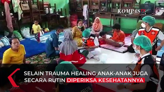 Atasi Ketakutan Akibat Bencana Semeru, Anak-anak Ikuti Trauma Healing Bersama Relawan