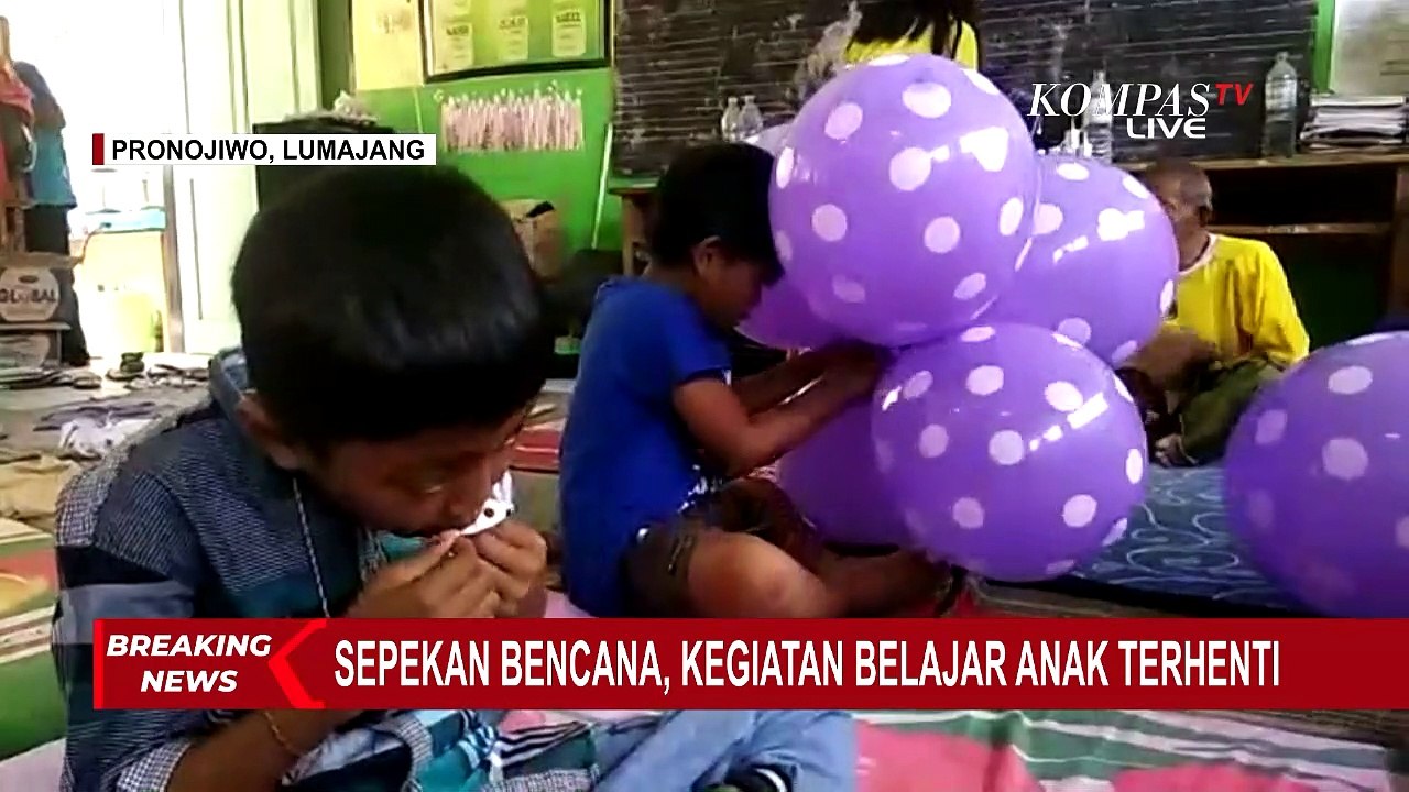 Sepekan Pasca Bencana Gunung Semeru, Kegiatan Belajar Anak Terpaksa Berhenti