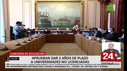 Congreso: aprueban dar segunda oportunidad a universidades que no obtuvieron licenciamiento