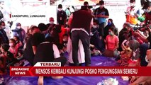 Kunjungi Pengungsian Korban Bencana Semeru, Mensos Risma Beri Santunan dan Mainan untuk Anak-anak