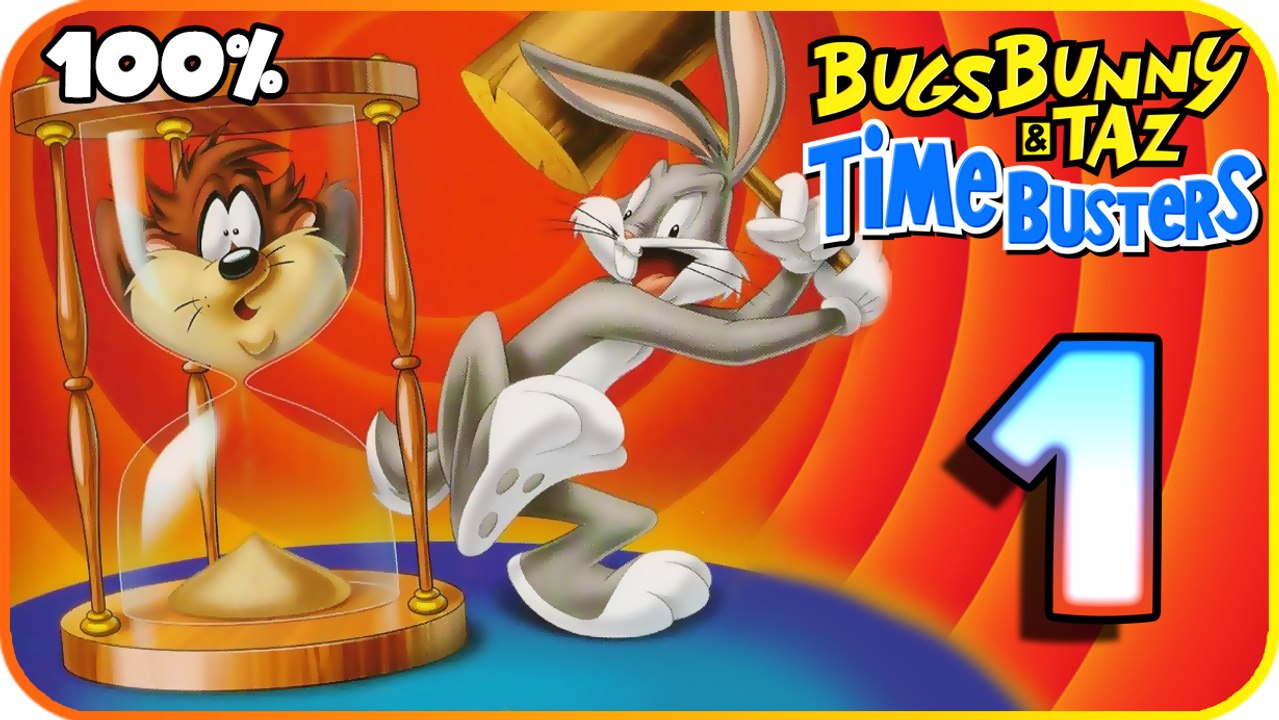 Bugs Bunny & Taz: Time Busters Walkthrough Part 1 (PS1) 100% Granwich