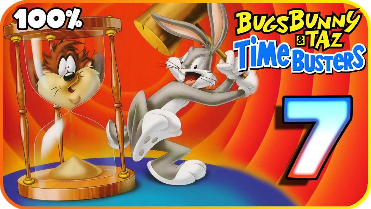 Bugs Bunny & Taz: Time Busters Walkthrough Part 7 (PS1) 100% Royal Gardens, Babba's Cave