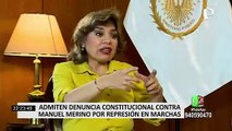 Subcomisión del Congreso admitió denuncia constitucional contra Manuel Merino por represión en marchas