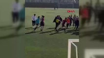 Son Dakika | Ankara'da liseler arası futbol maçında tekme ve yumruklu kavga kamerada