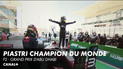 Oscar Piastri est champion du monde de F2 ! - GP d'Abu Dhabi