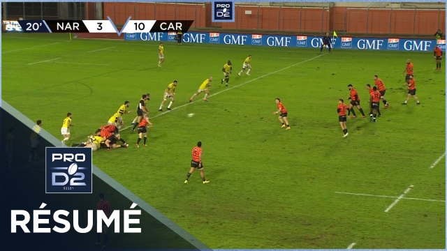 PRO D2 - Résumé RC Narbonnais-US Carcassonne: 22-27 - J14 - Saison 2021/2022