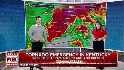 Download Video: USA : Les tornades qui ont dévasté une partie du centre-est des Etats-Unis ont fait une cinquantaine de morts, a déclaré le gouverneur du Kentucky,