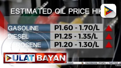 Bigtime oil price hike, ipatutupad sa susunod na linggo