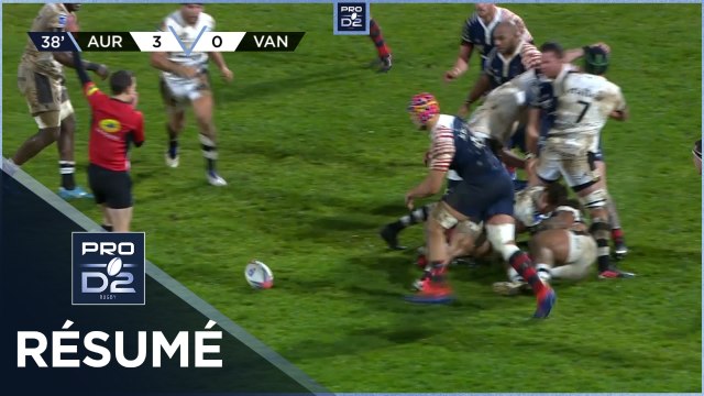 PRO D2 - Résumé Stade Aurillacois-RC Vannes: 9-3 - J14 - Saison 2021/2022