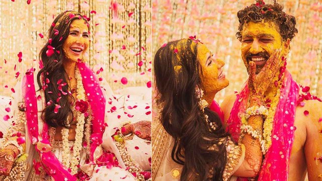 Vicky Kaushal And Katrina Kaif’s Haldi Pictures Spell Love & Happiness