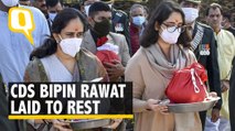 Day After Cremation, CDS Rawat & Wife's Ashes Immersed in Haridwar by Daughters