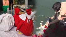 CDS Bipin Rawat Wife Madhulika की अस्थियां बेटियों ने Haridwar Ganga में किया विसर्जित | Boldsky