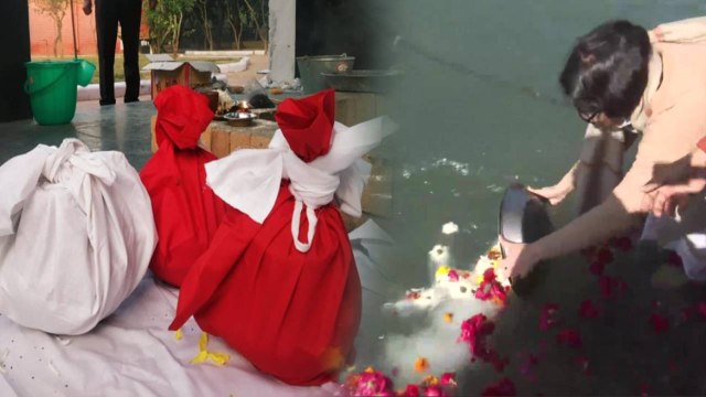 CDS Bipin Rawat Wife Madhulika की अस्थियां बेटियों ने Haridwar Ganga में किया विसर्जित | Boldsky