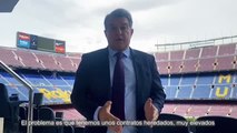 Laporta dice estar 