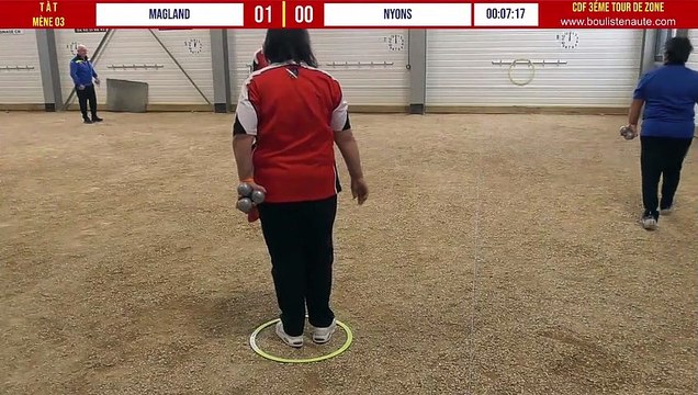 MAGLAND vs NYONS : 3e Tour Coupe de France des Clubs de Pétanque - Tête-à-tête féminin