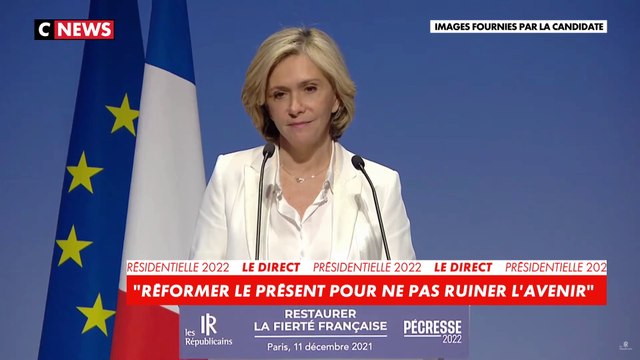 Valérie Pécresse : «pour la première fois de son histoire, la droite républicaine a choisi une femme pour la représenter»