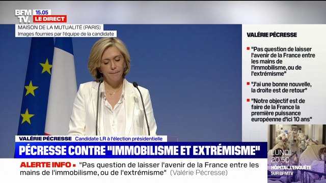 Valérie Pécresse: Les Français l'ont compris, ce sera Emmanuel Macron ou nous