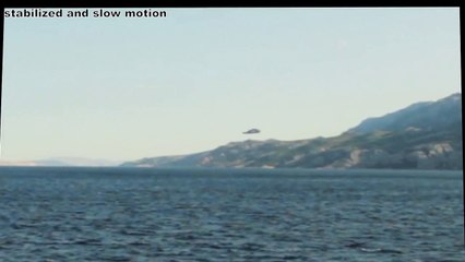 UFO filmed over the Adriatic Sea Amazing