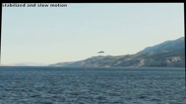 UFO filmed over the Adriatic Sea Amazing