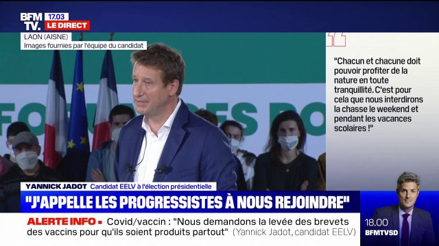 Yannick Jadot entend faire de la revalorisation des salaires une priorité
