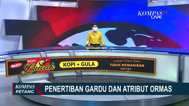 Ormas di Tambora Jakarta Barat Bekerja Sama Ketika Polisi Copot Atribut dan Tertibkan Gardu