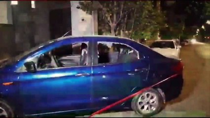 Presuntos secuestradores balean a conductor de un auto de plataforma