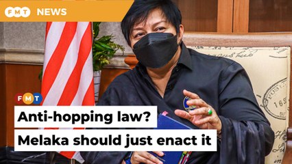 Melaka should go ahead with Anti-Hopping Law, says Azalina