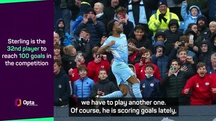 Download Video: Guardiola lauds Sterling importance after 100th Premier League goal