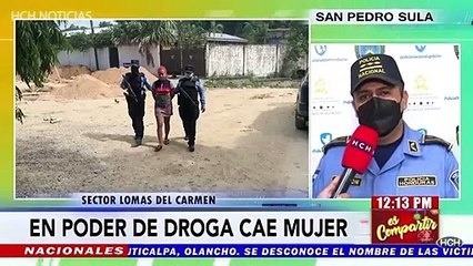 ¡En posesión de droga cae supuesta marera en SPS!