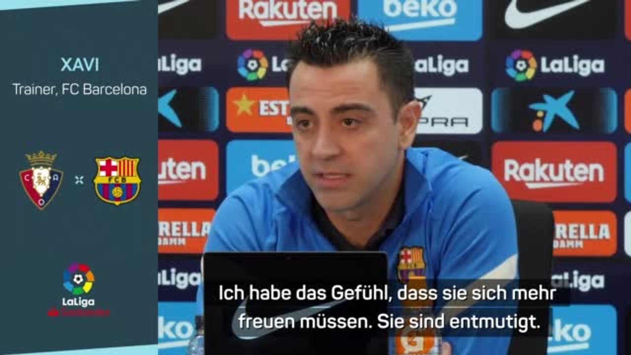 Xavi zu Barca-Schwäche: 'Psychologisches Problem'