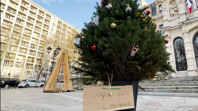 Paris : la mairie écolo du 12e refuse d’installer un «vrai» sapin, les riverains en apportent un