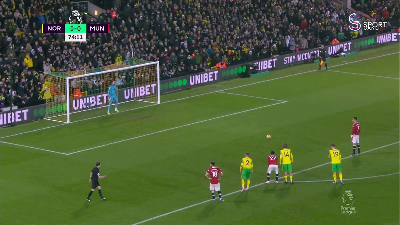 Cristiano Ronaldo Goal ~ Norwich vs Manchester United (0-1)
